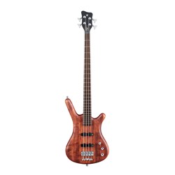 Warwick Teambuilt Pro Series Corvette Bubinga, 4-String, Active - Natural Transparent Satin act/act BUB fretted w/ Bag